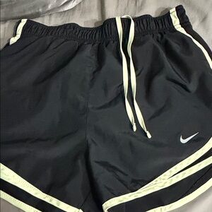 Nike Black Shorts with Cream Accents
